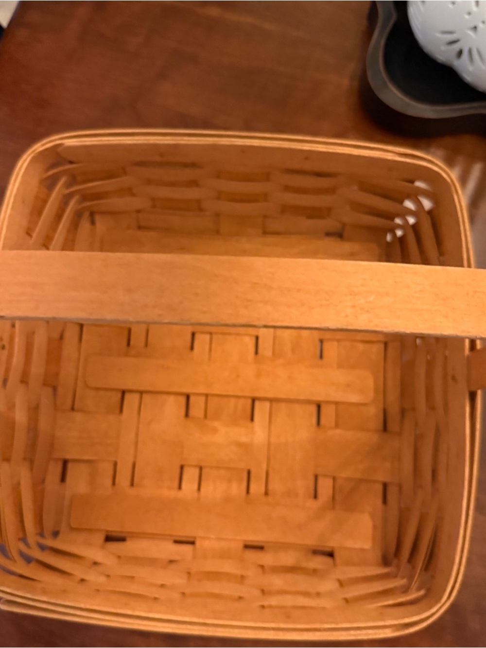 Longaberger Pie Basket Rose Trellis Liner & Protector - Picture 4 of 6
